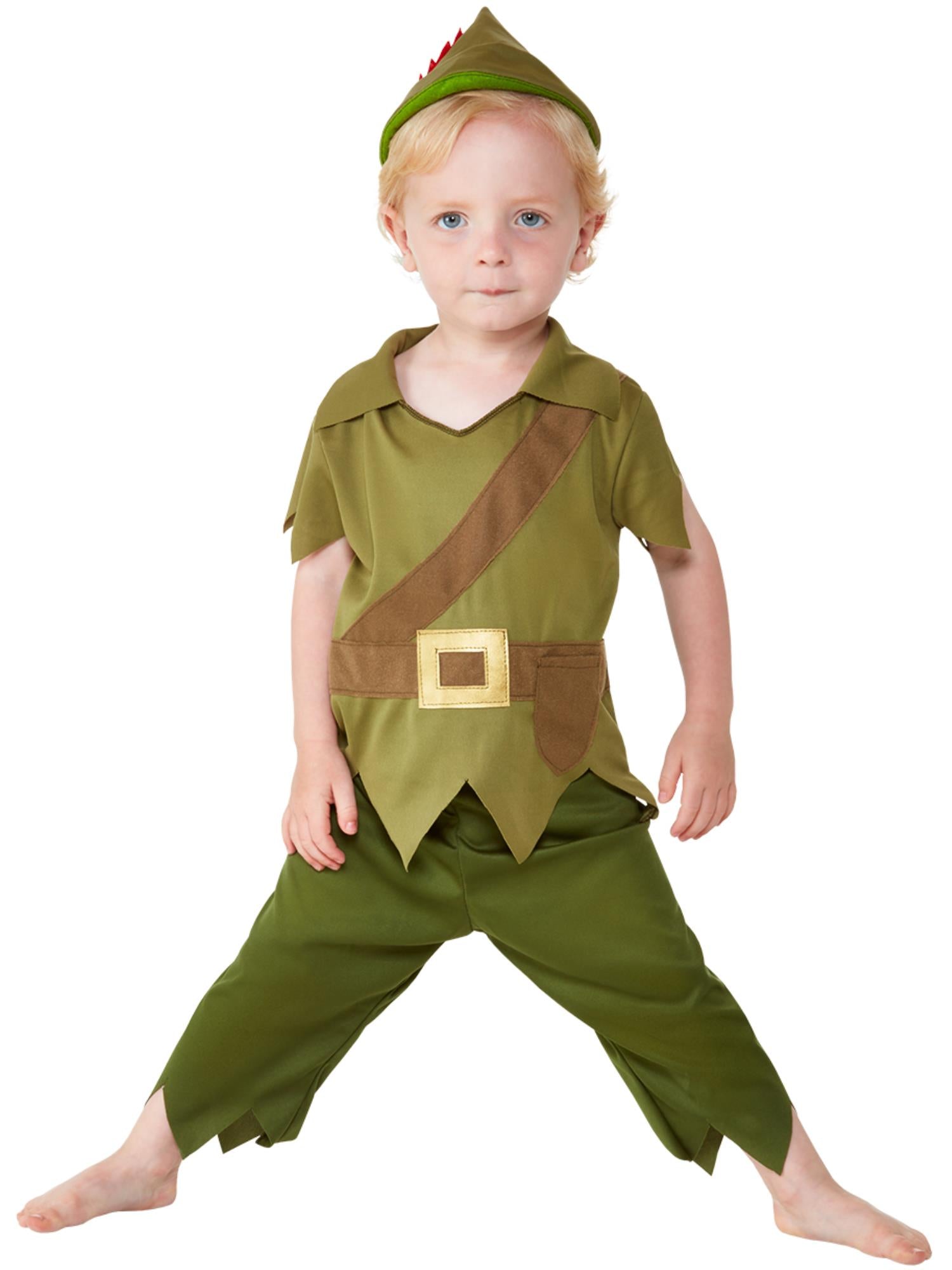 smiffys-fever-robin-hood-kost-m-kleinkind-gr-n-1-4-jahre image 4