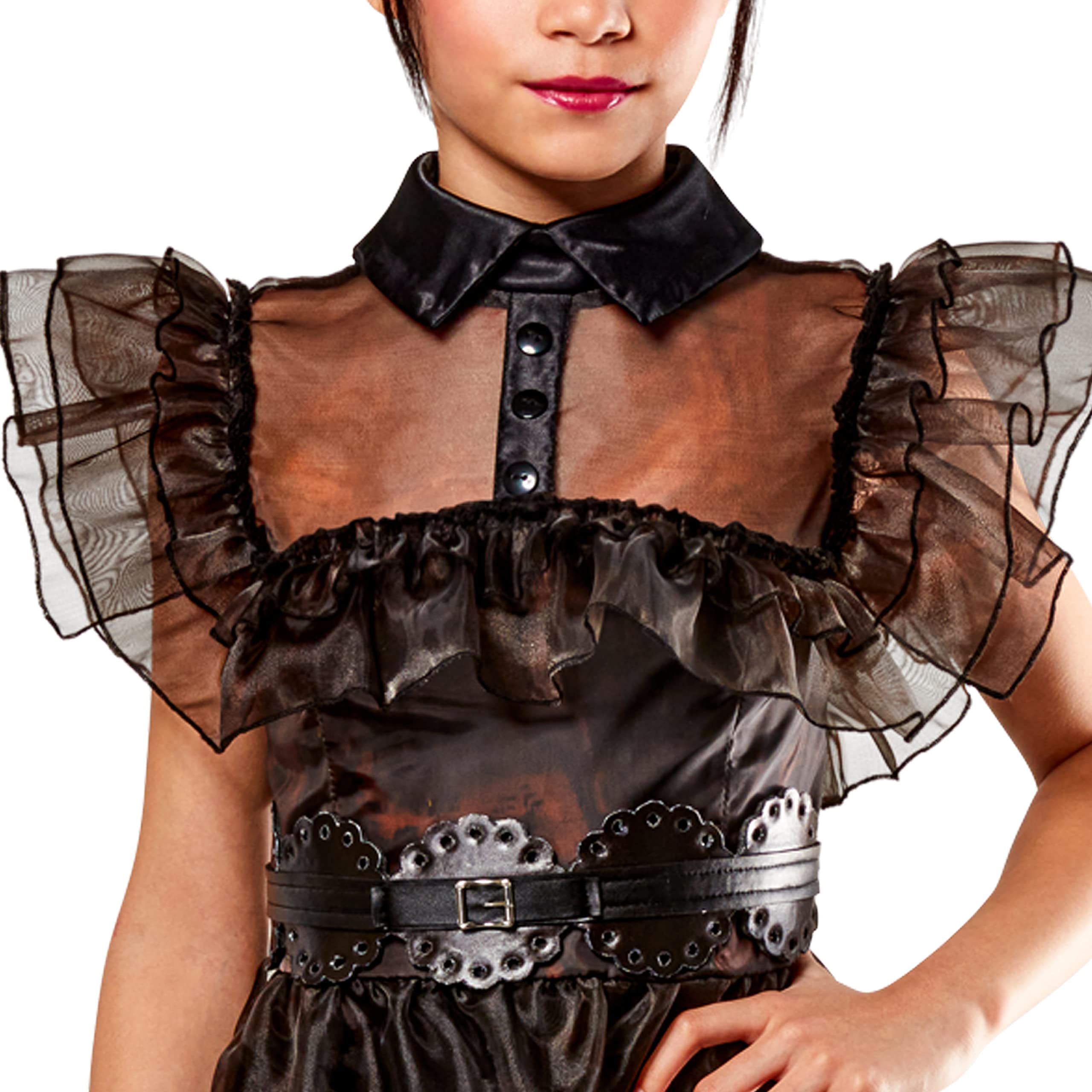 rubie-s-deluxe-wednesday-addams-kost-m-m-dchen-xl-14-16j image 5