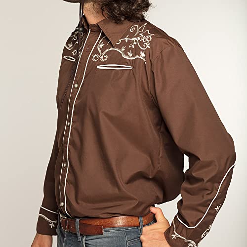 boland-western-hemd-braun-m-cowboy-kost-mhemd-polyester image 8