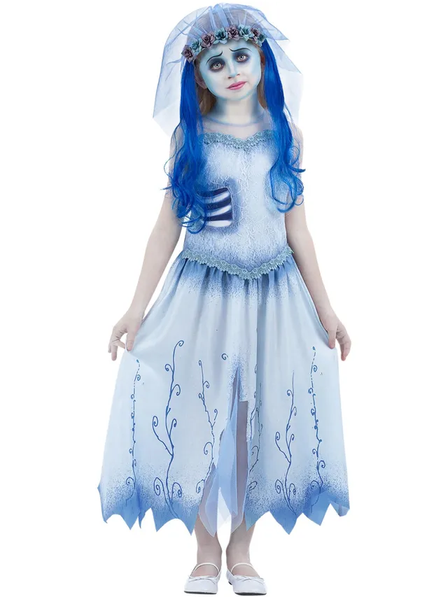 smiffys-fever-corpse-bride-emily-kost-m-blau-m-dchen image 1