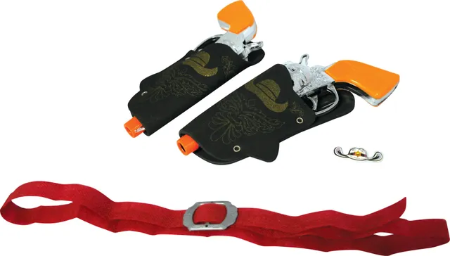 rubies-cowboy-pistolen-paar-mit-holster-und-g-rtel image 1
