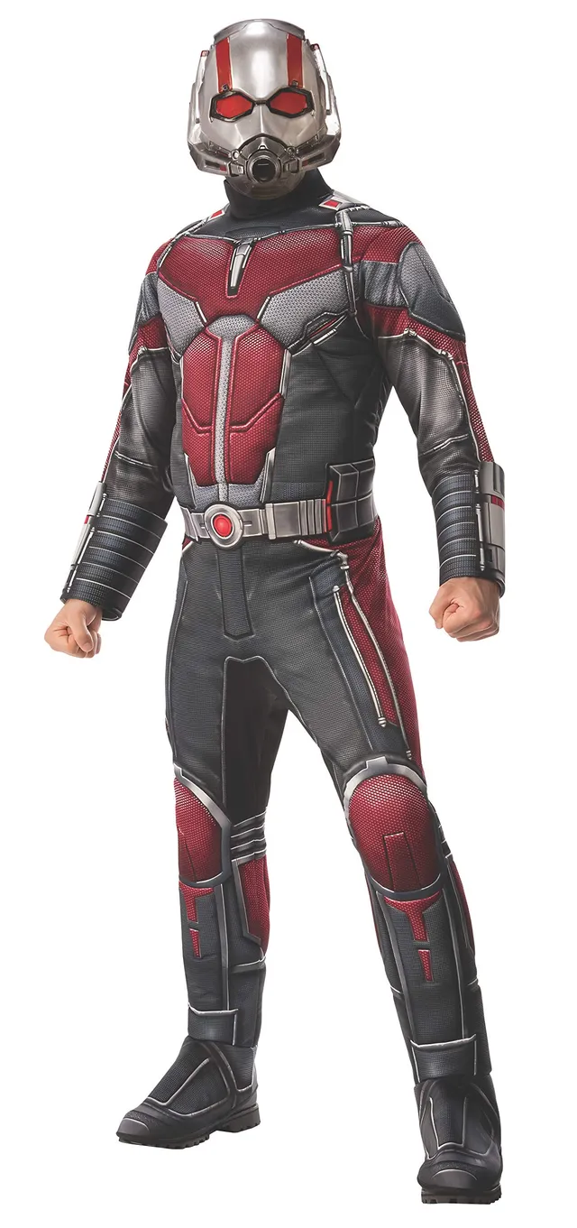 rubie-s-deluxe-ant-man-kost-m-erwachsene-mit-maske-marvel image 1