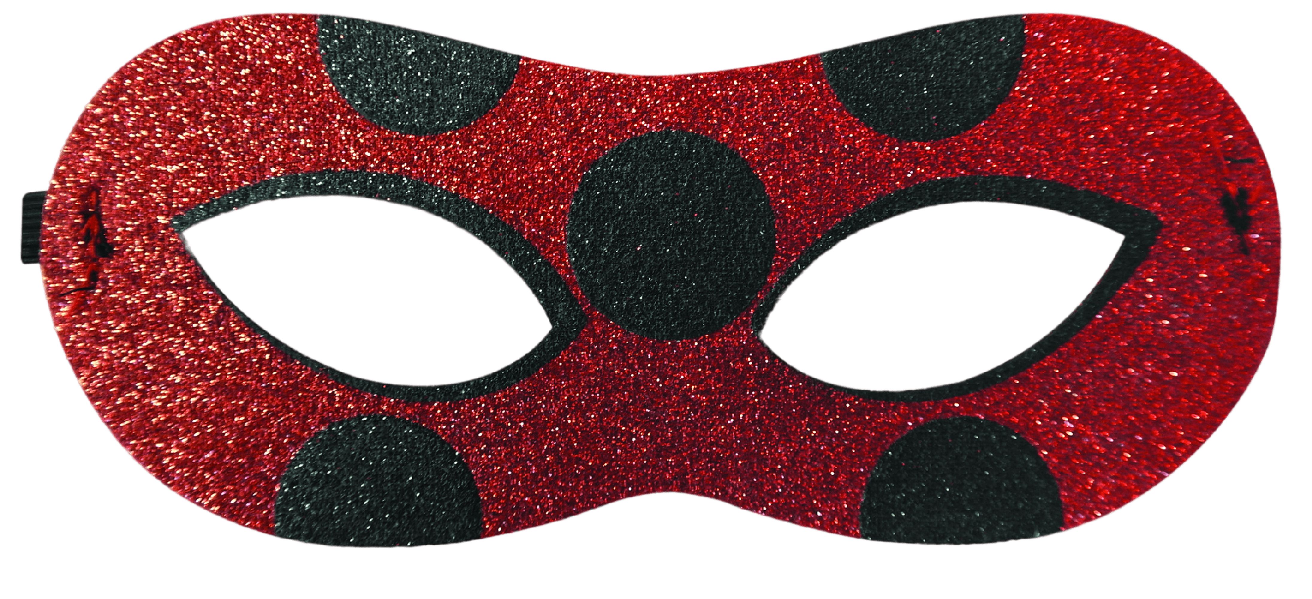 rubies-ladybug-augenmaske-marienk-fer-rot-mit-glitzer image 2