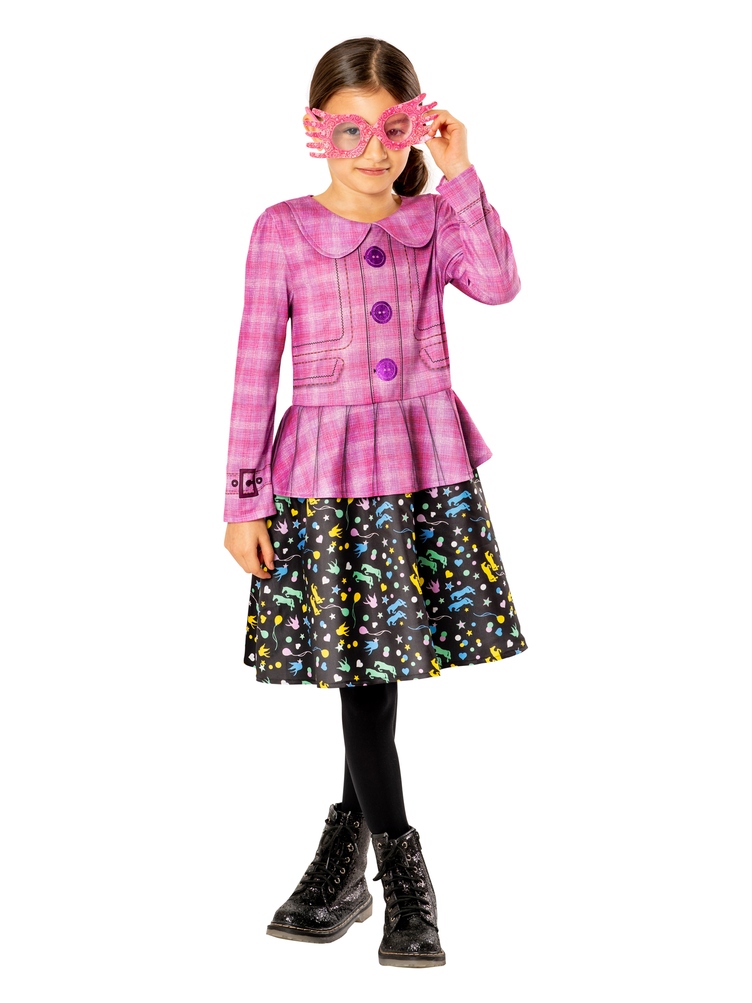 rubies-luna-lovegood-kost-m-kinder-mit-brille image 4