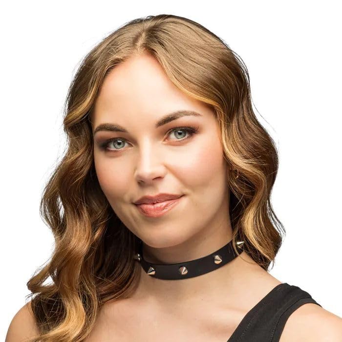 boland-studs-choker-halskette-mit-nieten-schwarz image 3