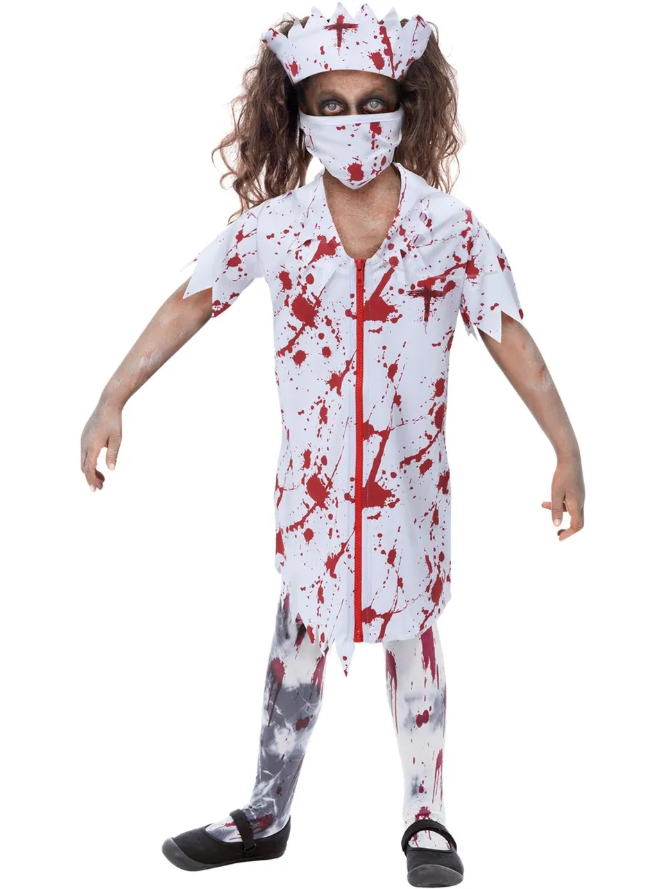 smiffys-fever-zombie-krankenschwester-m-dchenkost-m-3-tlg image 1