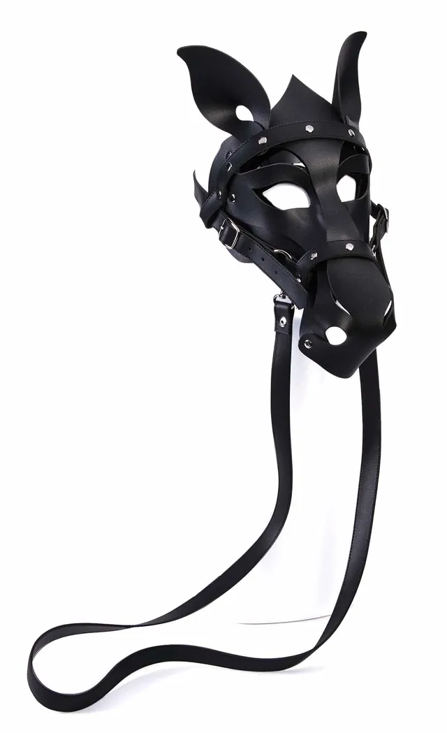 rubie-s-deluxe-pferdemaske-maske-schwarz-pferd image 1