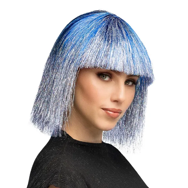 boland-wigs-lametta-per-cke-crazy-blau-bob-glitzer image 1