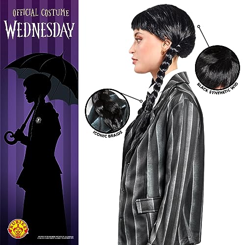 rubie-s-wednesday-per-cke-damen-schwarz-z-pfe-pony-addams image 8