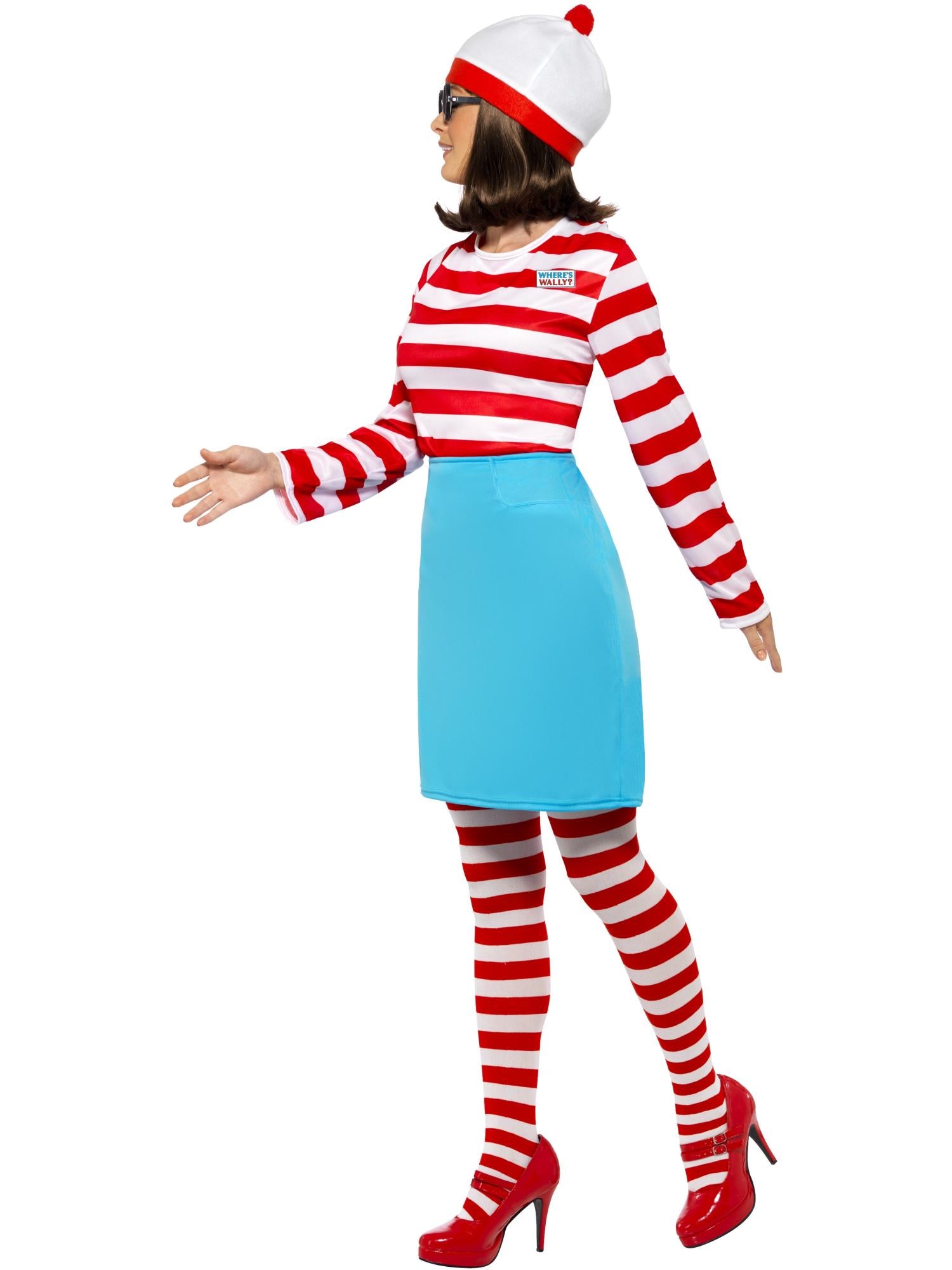 smiffys-fever-wenda-where-s-wally-kost-m-damen-s-rot-wei image 3