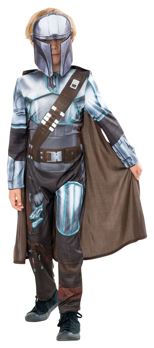 rubies-green-collection-mandalorian-kost-m-mit-maske-und-cape image 1