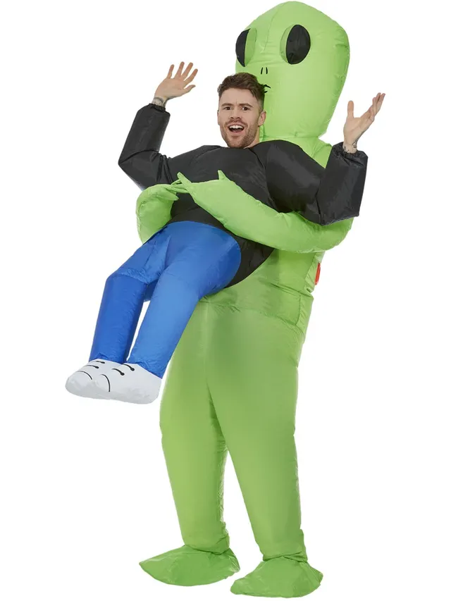 smiffys-time4fun-alien-kost-m-aufblasbar-gr-n image 1