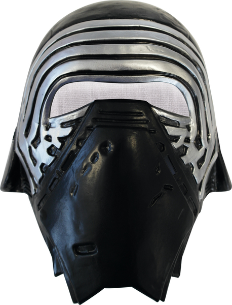 rubies-kylo-ren-maske-schwarz-metallic-pvc-mit-gummizug image 1