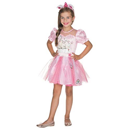 rubie-s-deluxe-nici-theodor-einhorn-kleid-116-haarreif-rosa image 2