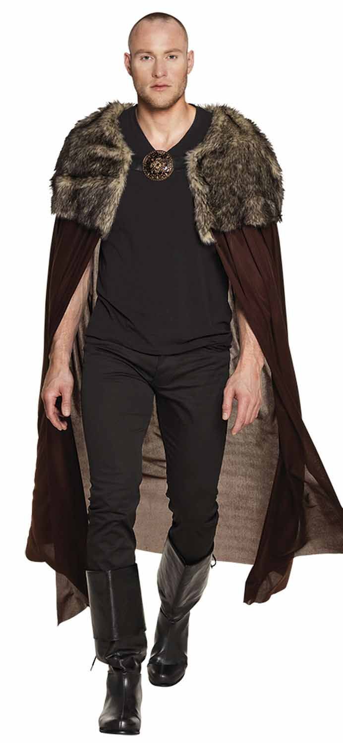 boland-costumes-71015-j-ger-umhang-braun-cape-mittelalter image 2