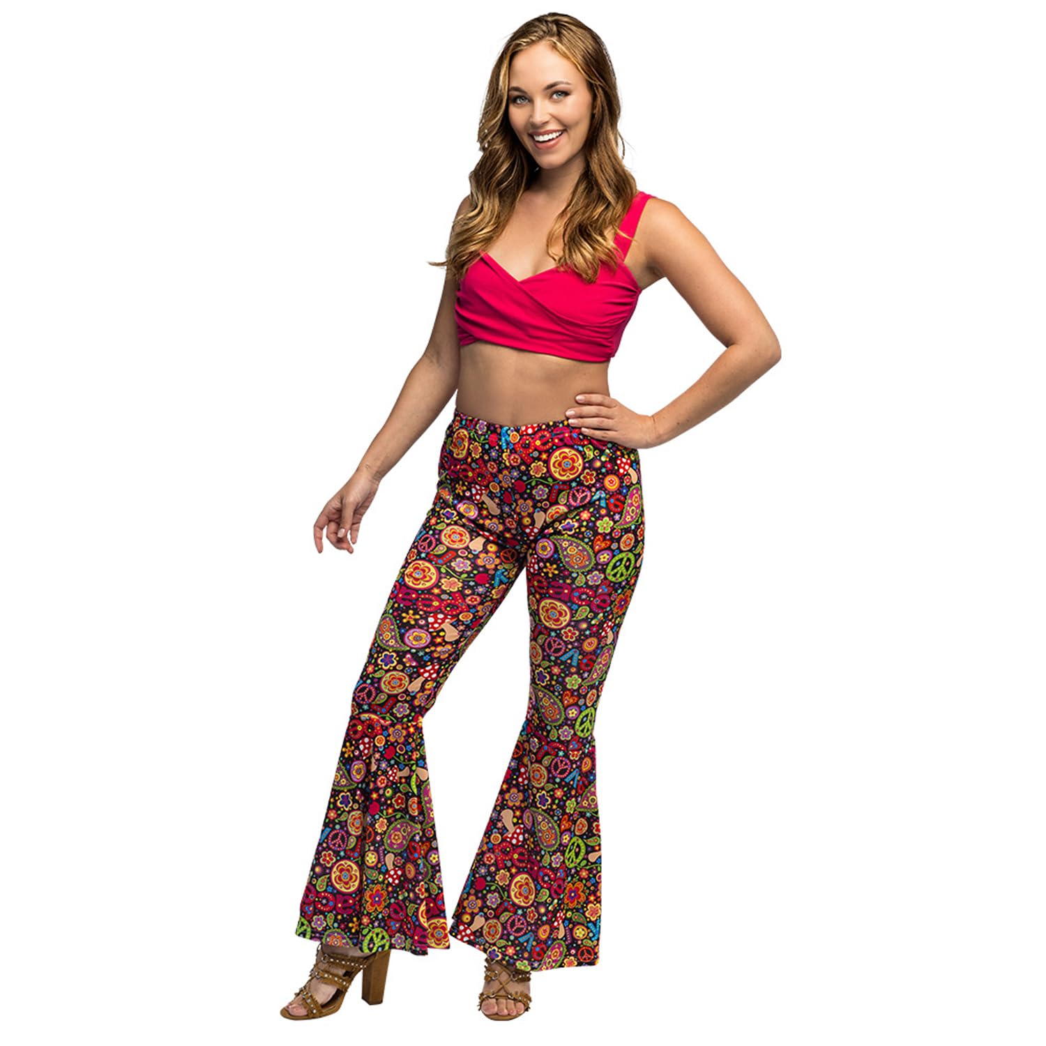 boland-flower-power-schlaghose-herren-l-xl-retro image 2