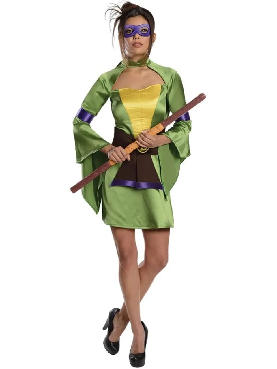 rubie-s-deluxe-tmnt-donatello-kimono-kost-m-damen-small image 1