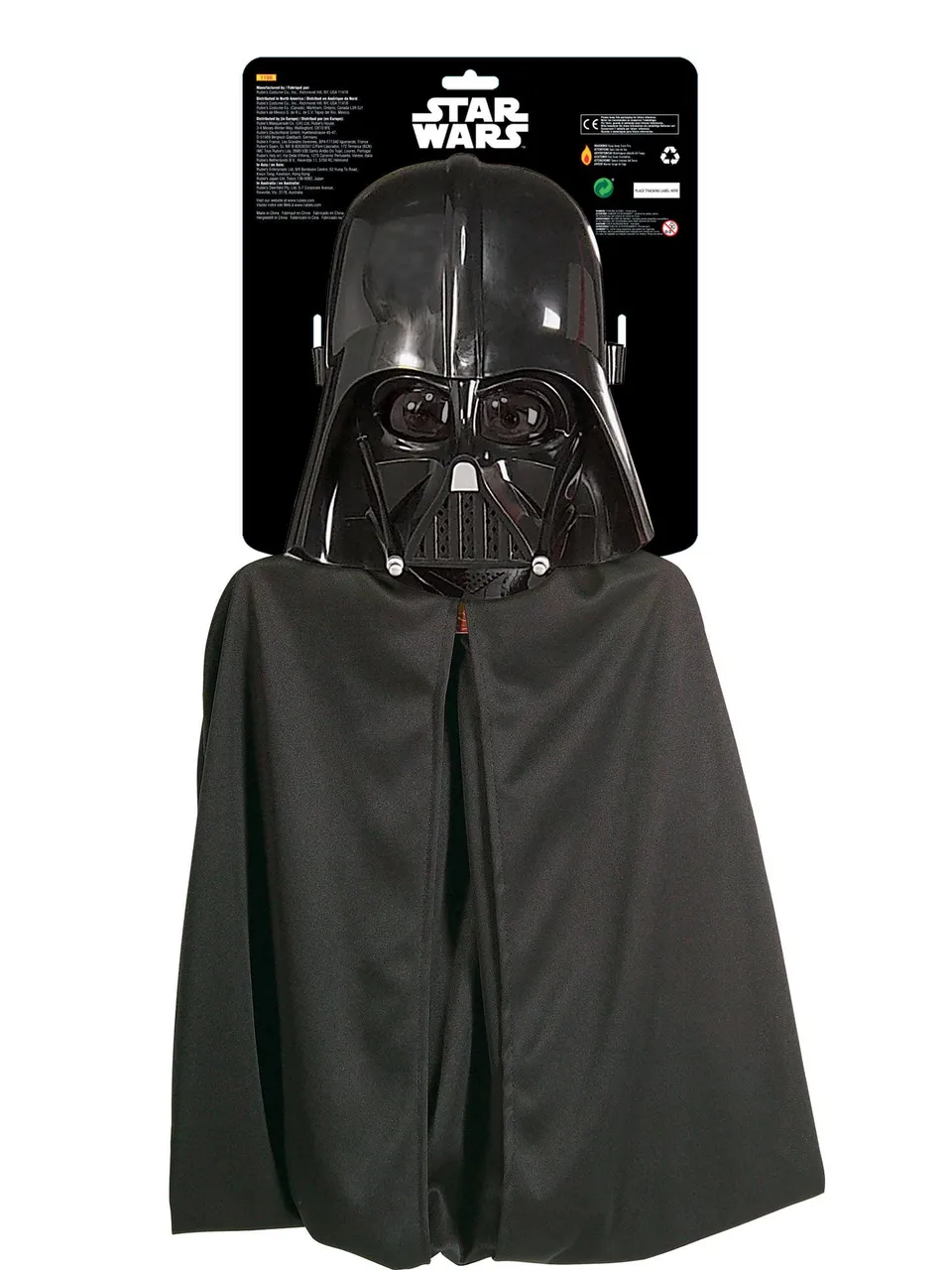 rubie-s-deluxe-darth-vader-kinderkost-m-schwarz-gr-128-mit-maske image 1