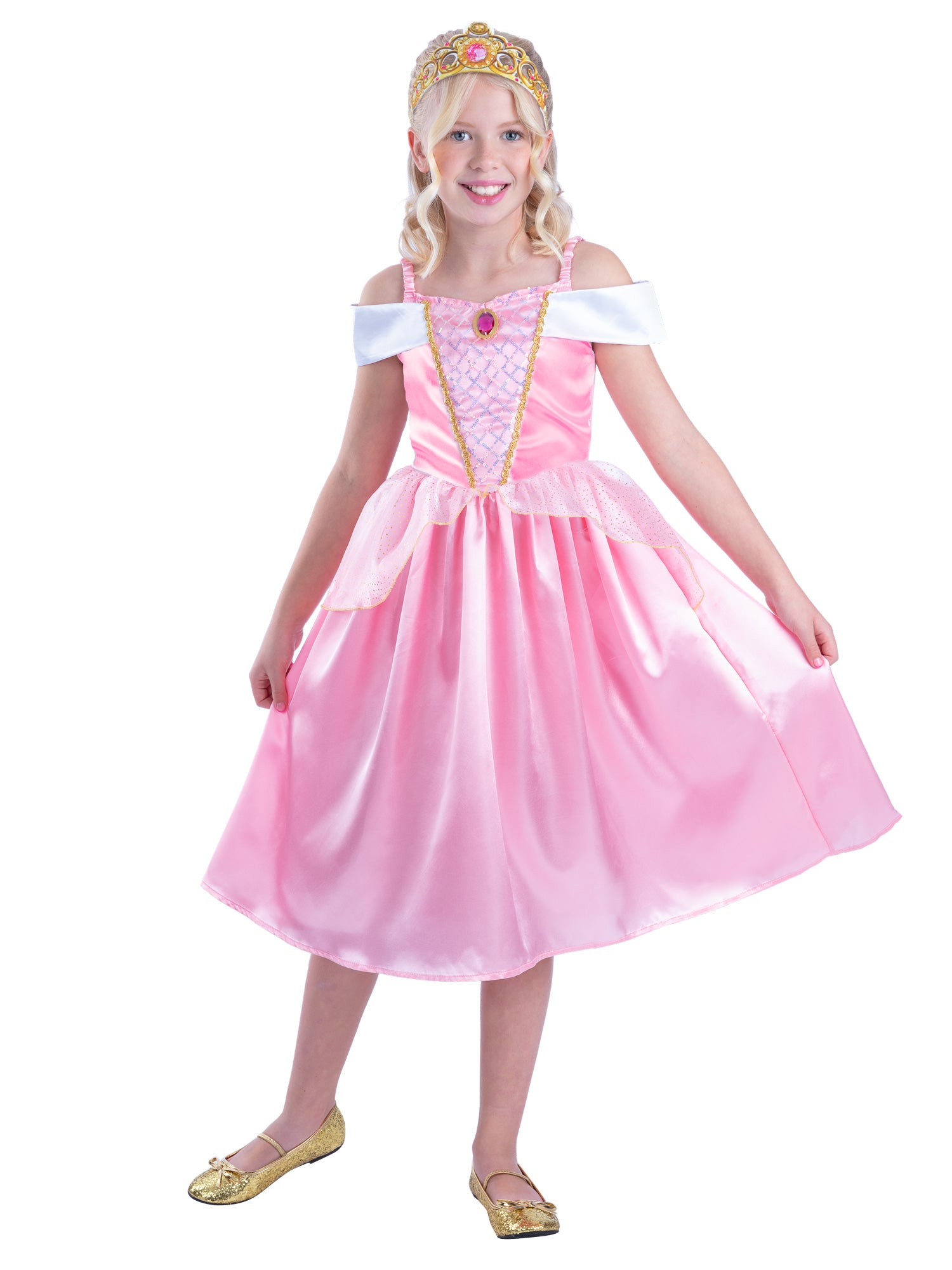 smiffys-fever-dornr-schen-kost-m-rosa-4-12-jahre-tiara image 1
