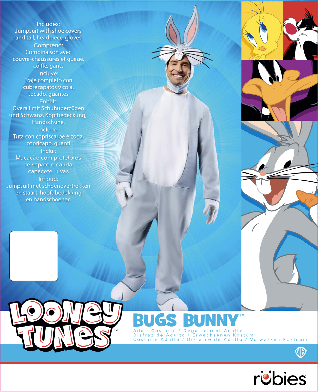 rubies-d-guisements-bugs-bunny-kost-m-klassik-hase image 2