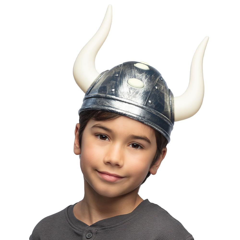 boland-wikinger-helm-kinder-silber-einheitsgr-e-kost-m image 1