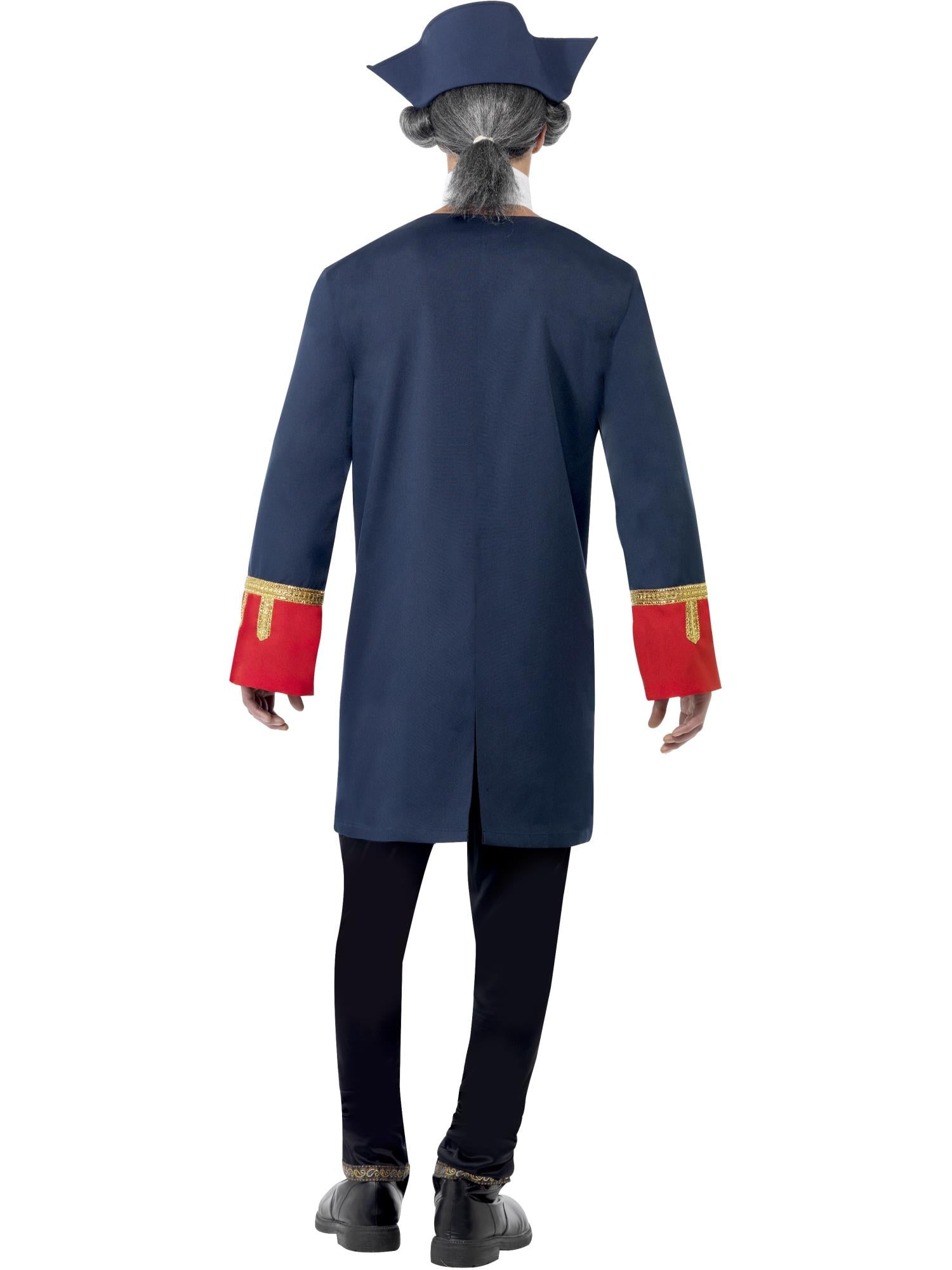 smiffys-fever-pirate-commander-kost-m-blau-gr-e-m image 2