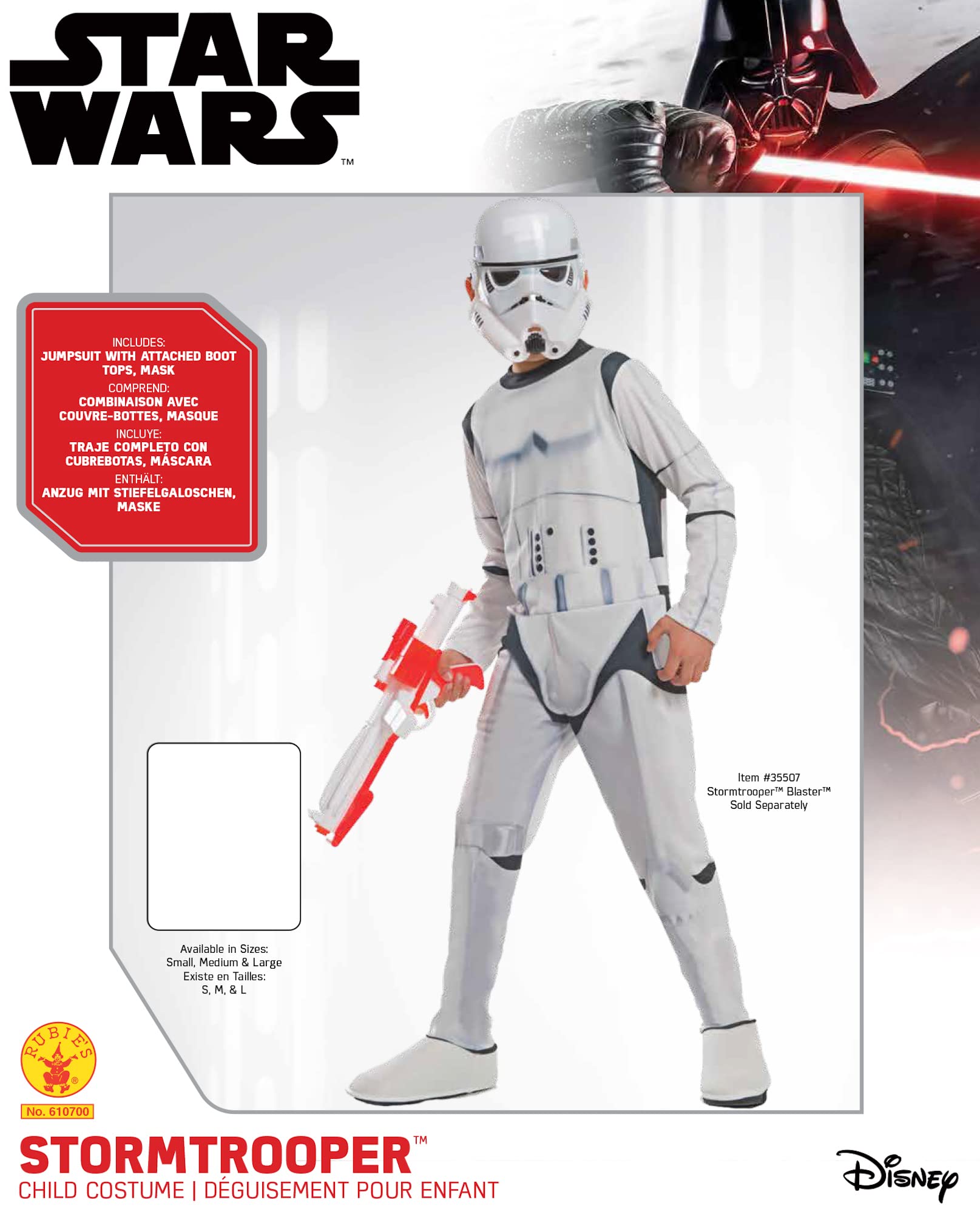 rubie-s-deluxe-stormtrooper-kinderkost-m-wei-medium-mit-maske image 2