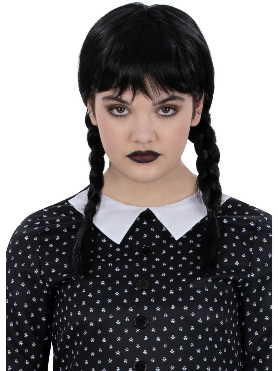 smiffys-fever-kinderper-cke-schwarz-z-pfe-gothic-schoolgirl image 1