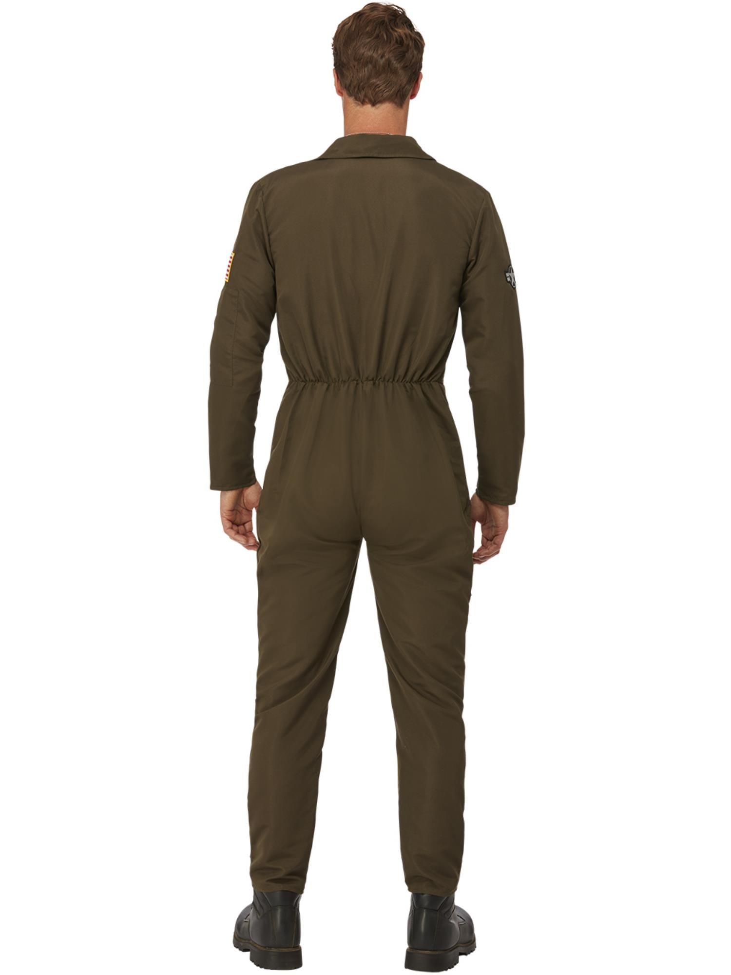 smiffys-fever-top-gun-maverick-fliegerkost-m-gr-n-overall image 2