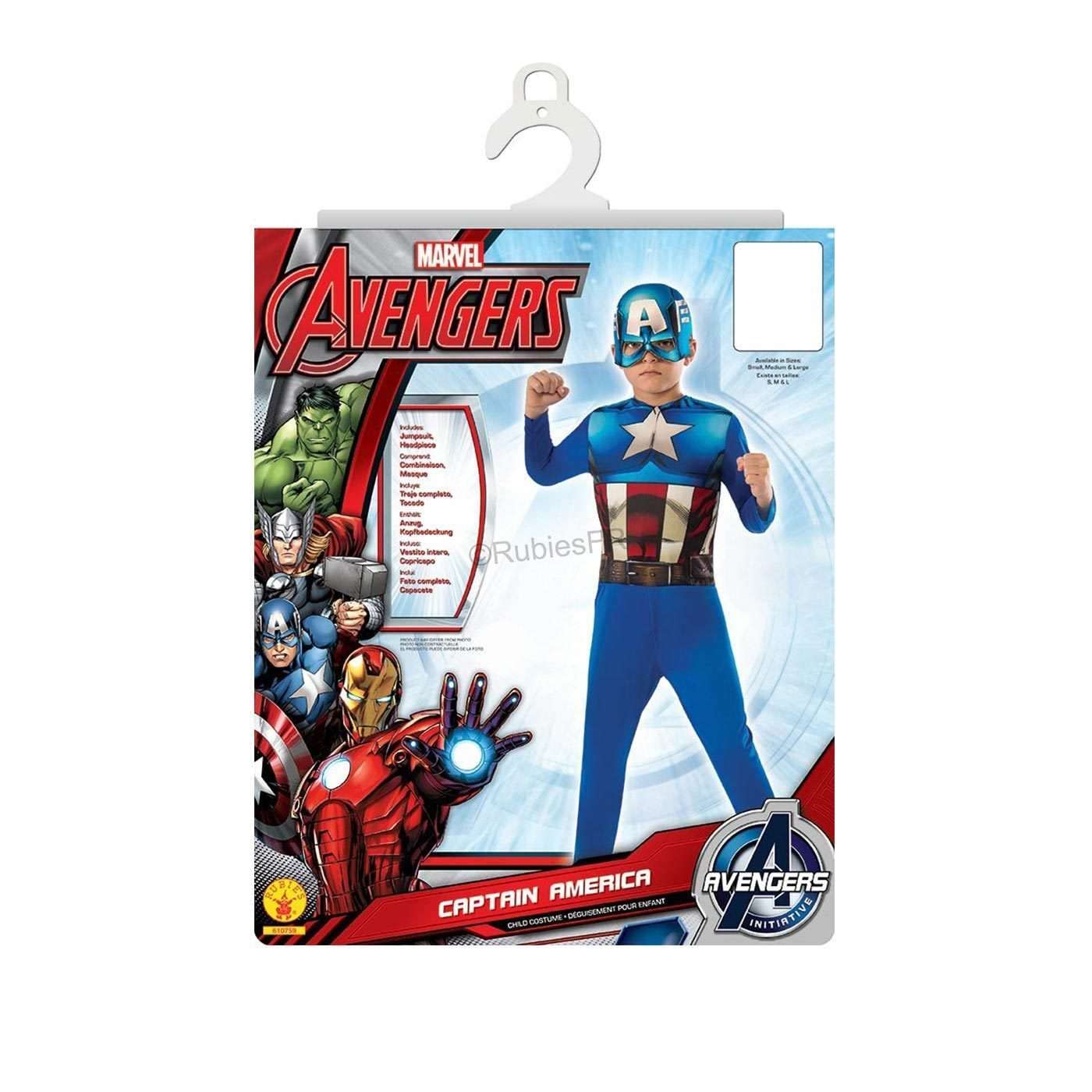 rubie-s-deluxe-captain-america-overall-kost-m-mit-maske image 2