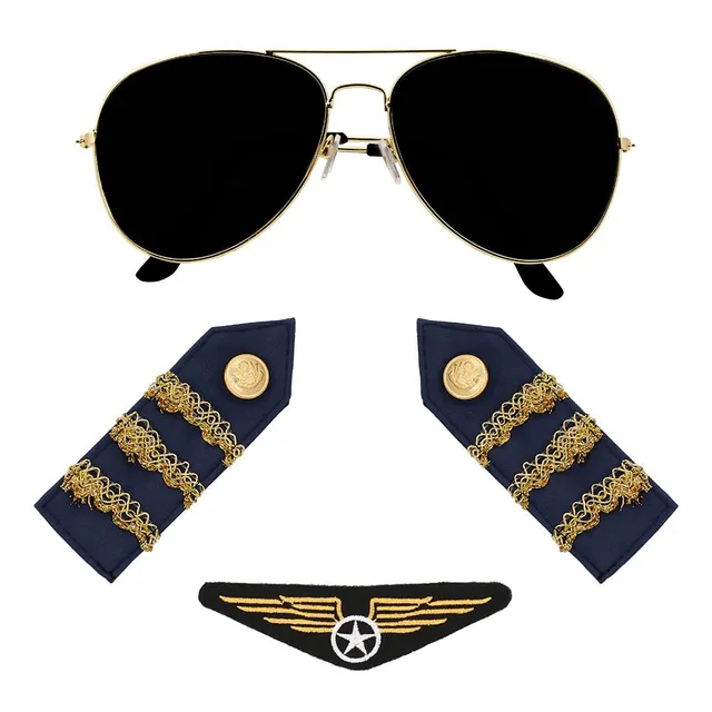 boland-kost-m-set-pilot-brille-brosche-schulterpolster image 1