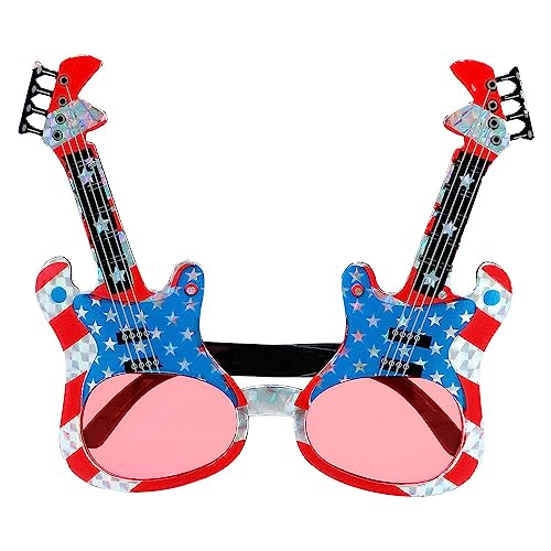 boland-usa-gitarre-partybrille-rot-stars-and-stripes image 7