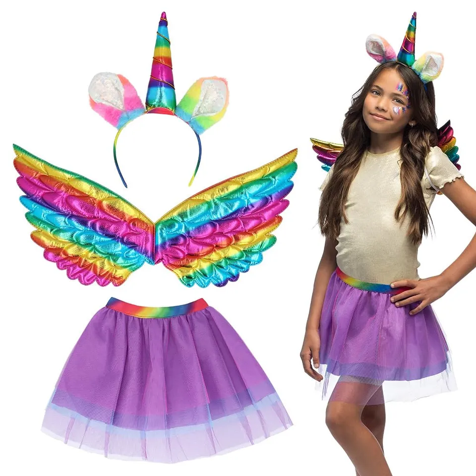 boland-regenbogen-einhorn-kost-mset-kinder-t-llrock image 1