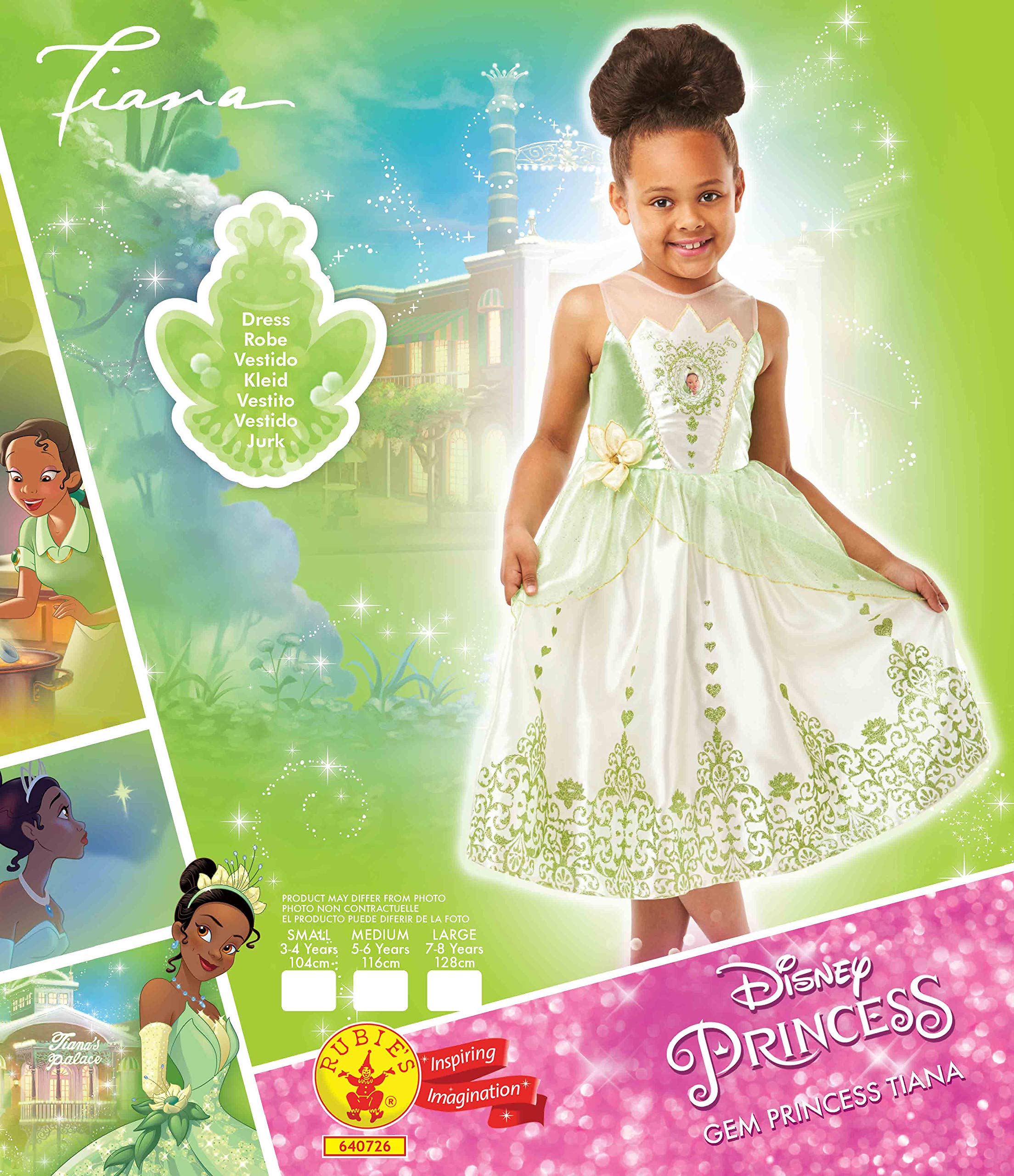 rubie-s-deluxe-disney-tiana-prinzessinnenkost-m-m-dchen-edelstein image 2
