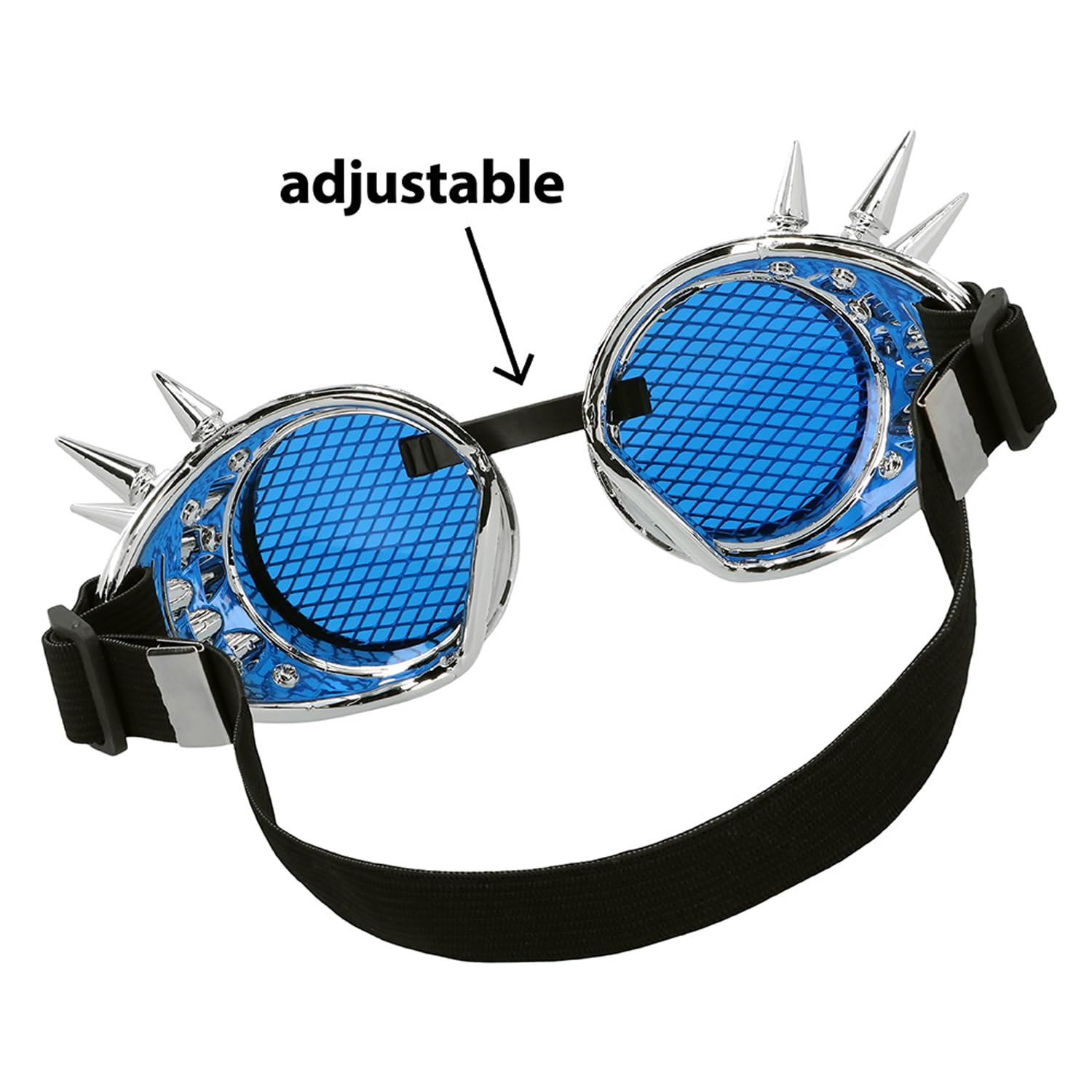 boland-iron-punk-partybrille-silber-spikes-steampunk image 6