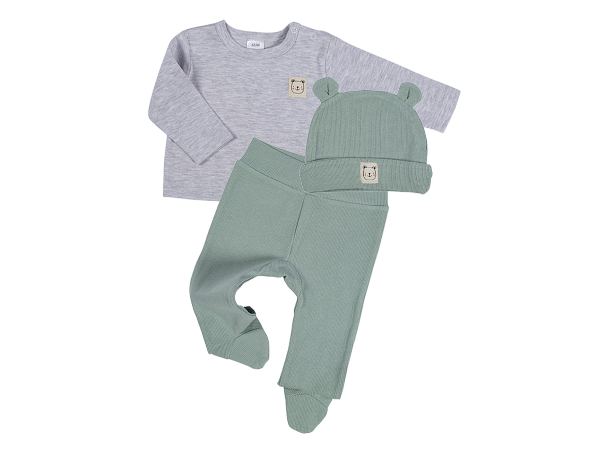 clinotest-nachwuchs-babyset-3-tlg-rosa-50-56-baumwolle image 7