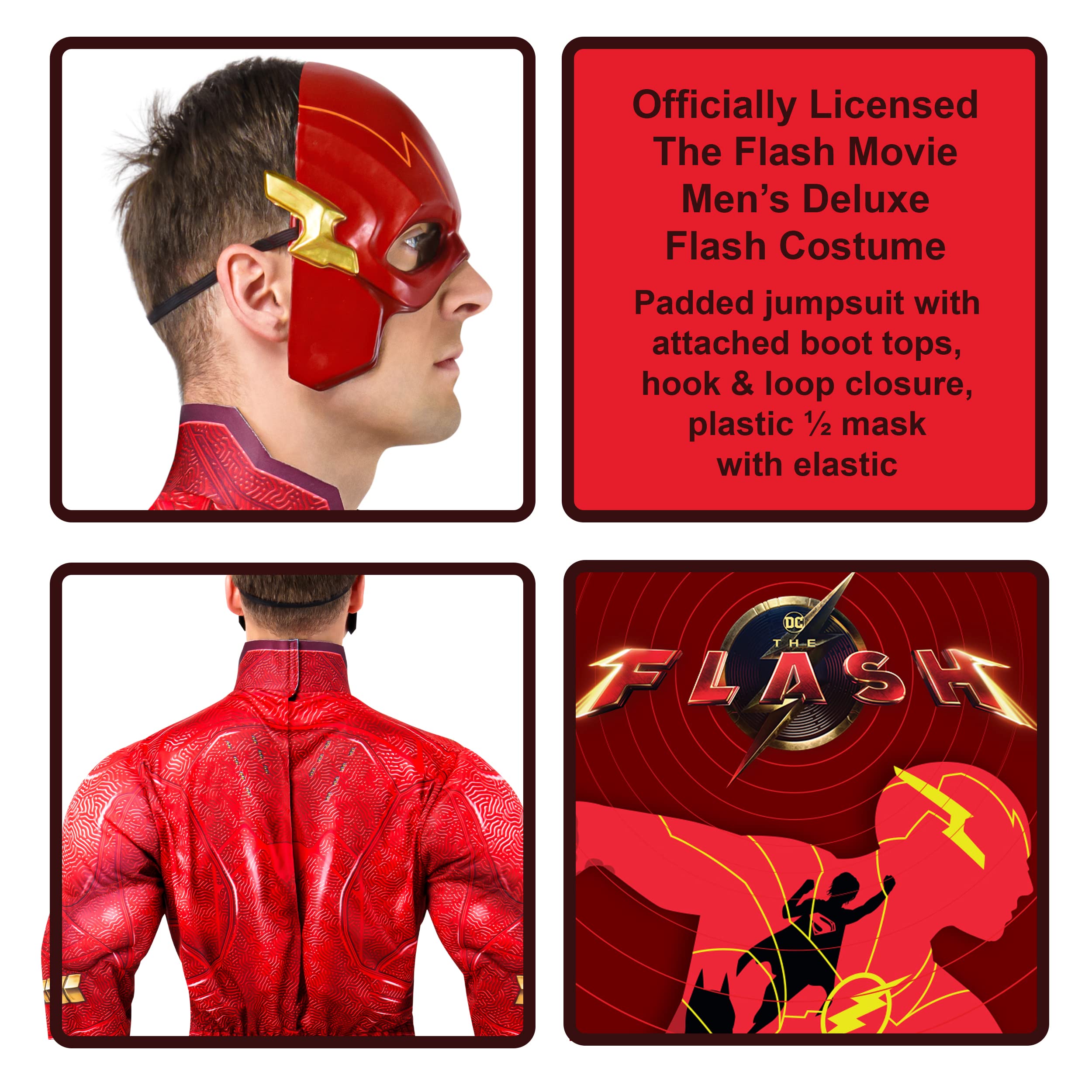 rubies-deluxe-flash-movie-kost-m-l-overall-maske image 4