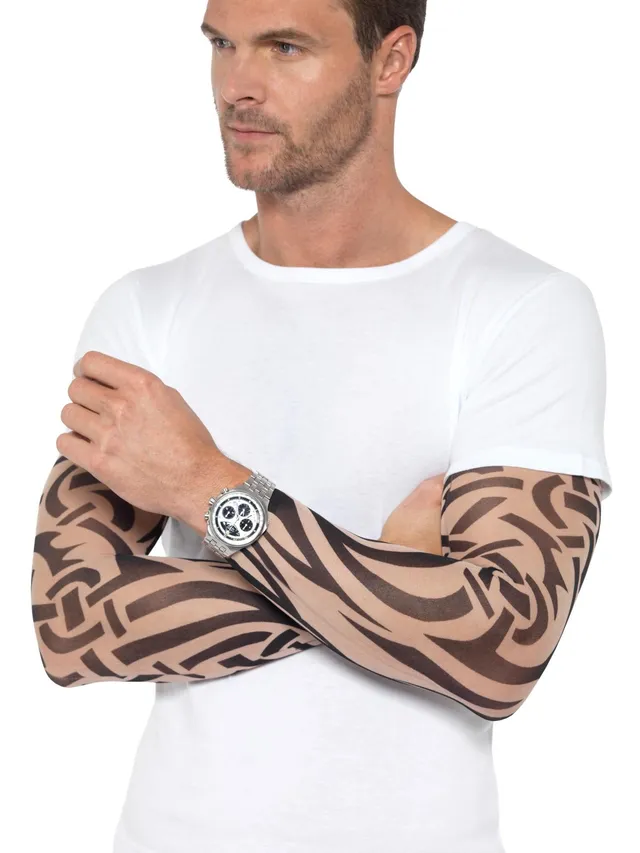 smiffys-makeup-fx-tattoo-rmel-2er-pack-tribal-einheitsgr-e image 1