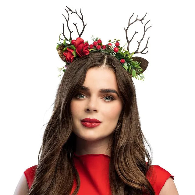boland-festive-deer-haarreif-geweih-reh-einheitsgr-e image 1