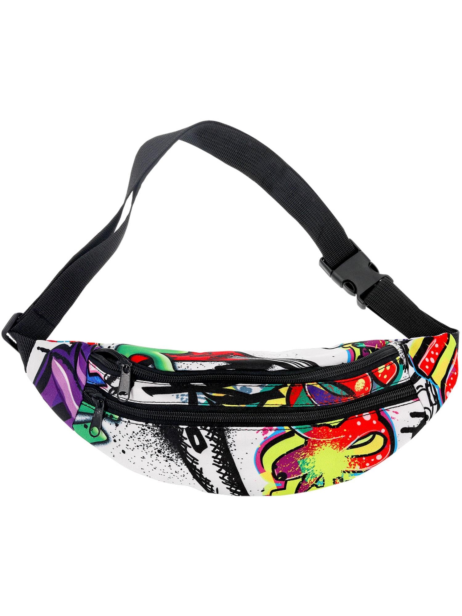 smiffys-fever-90s-graffiti-bumbag-bauchtasche-bunt image 3