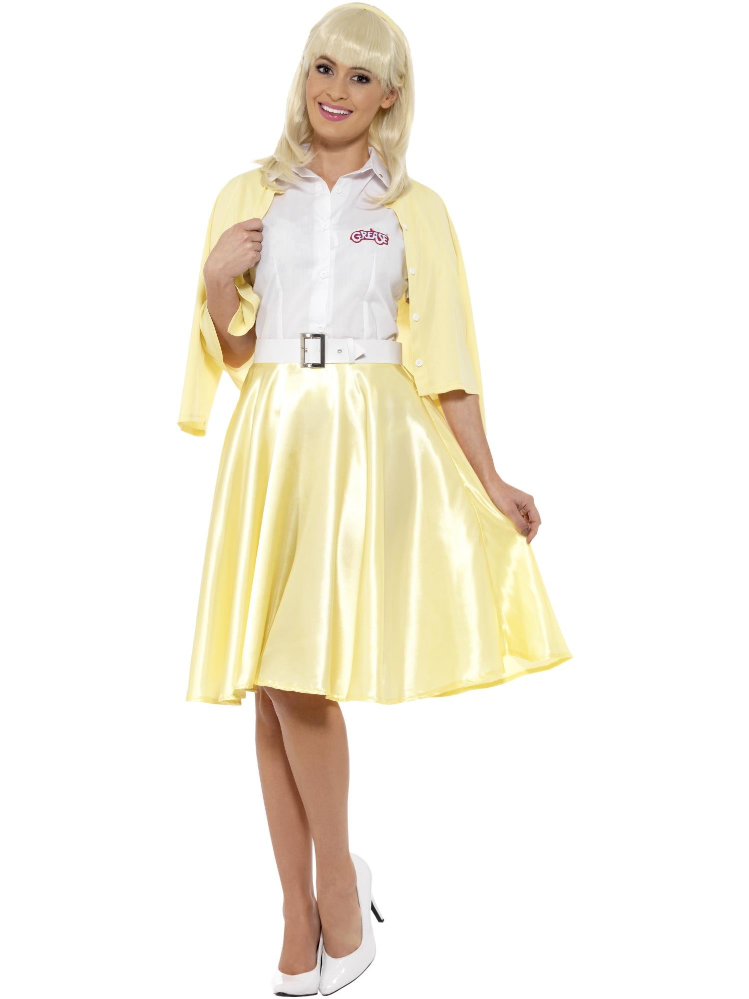 smiffys-grease-sandy-kostuem-damen-gelb-5-teilig image 4