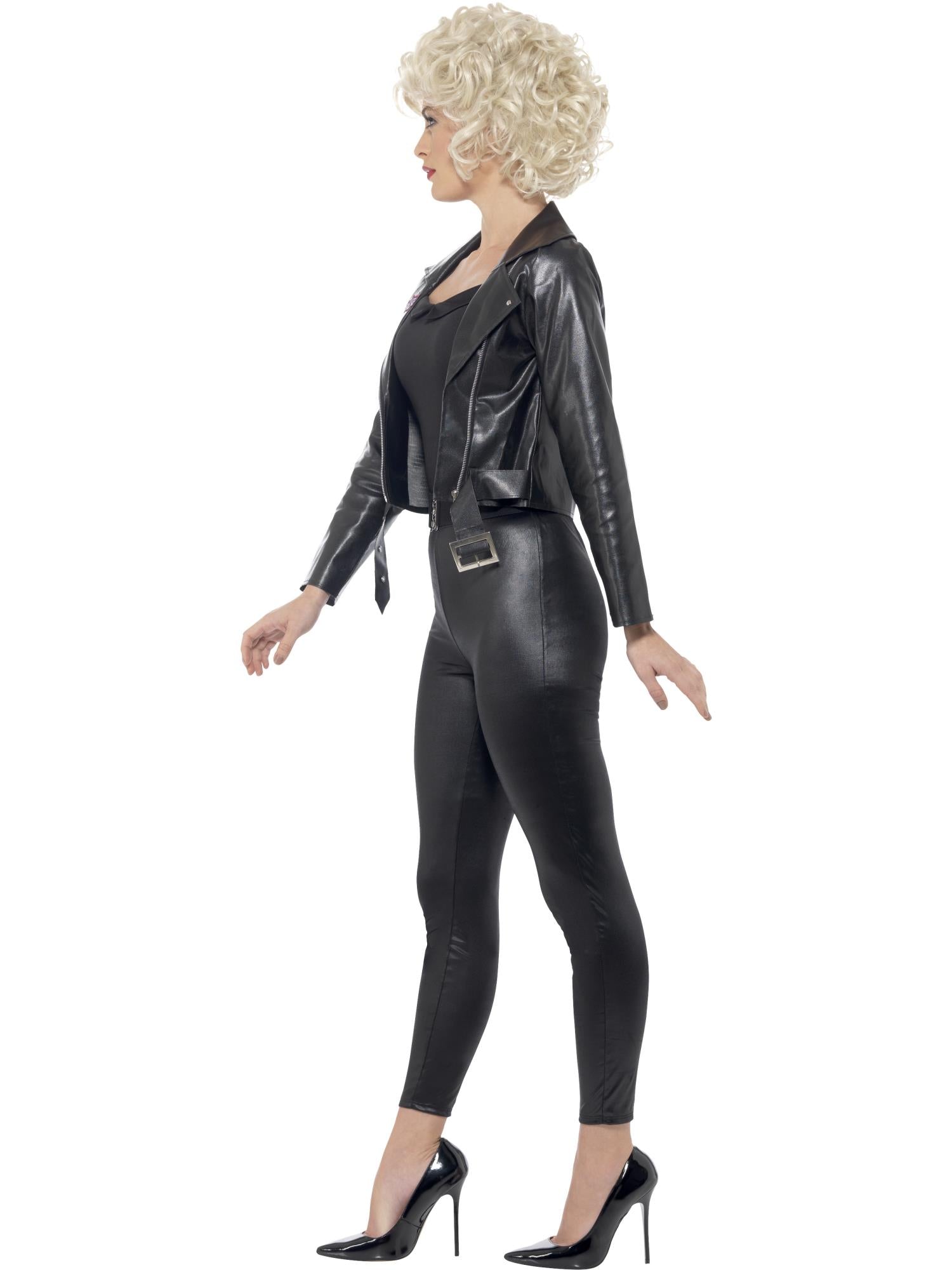 smiffys-fever-grease-sandy-kost-m-schwarz-gr-s-mit-jacke image 3