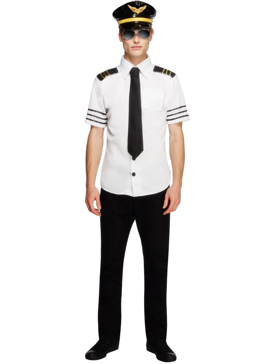 fever-mile-high-pilot-kost-m-herren-m-schwarz-wei image 1