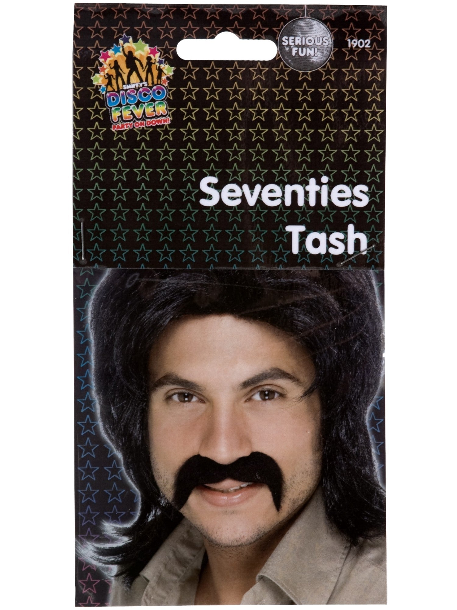 smiffys-fever-70er-schnurrbart-schwarz-selbstklebend-herren image 2
