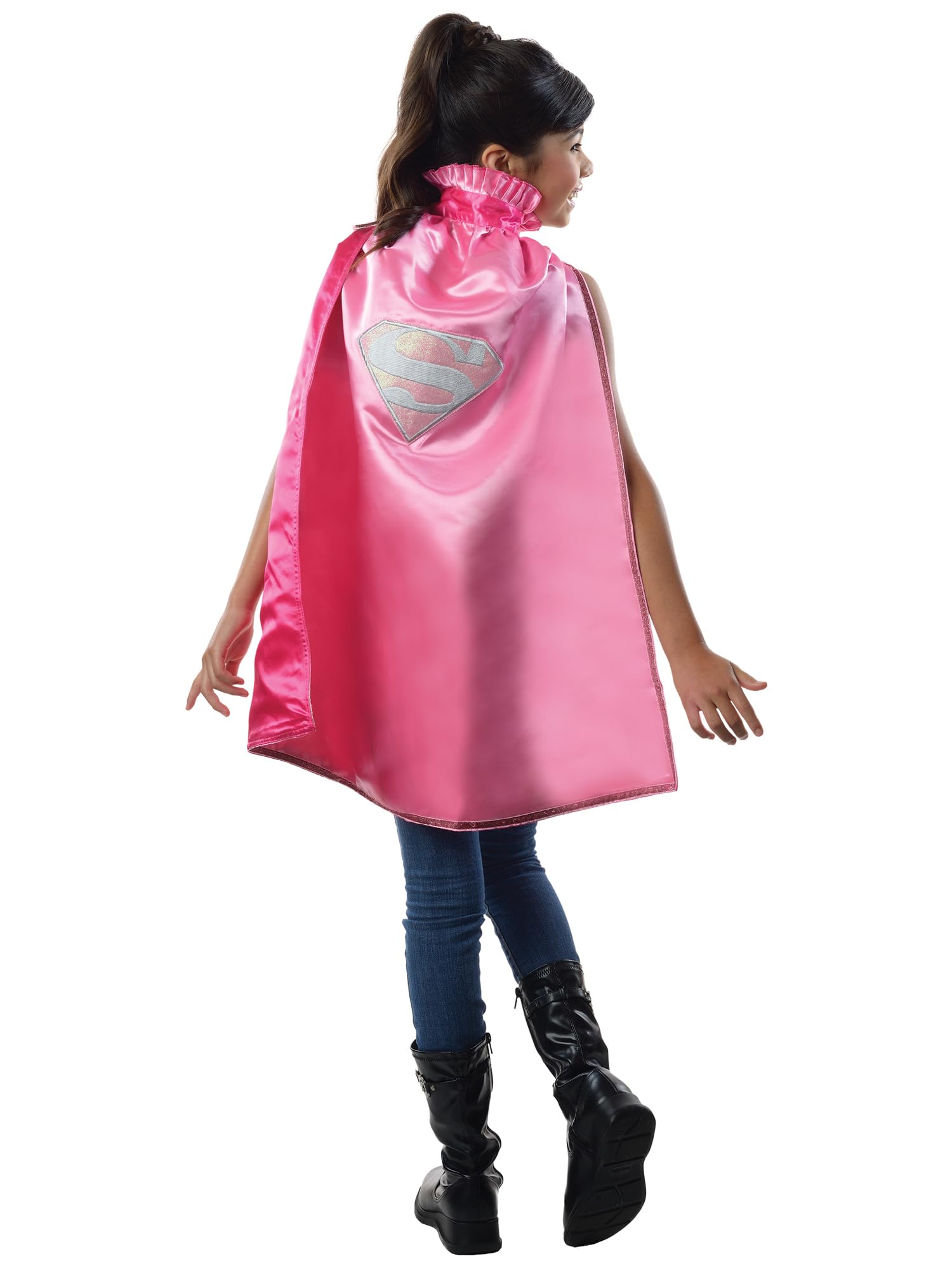 rubie-s-deluxe-supergirl-cape-kinder-one-size-superheld image 1