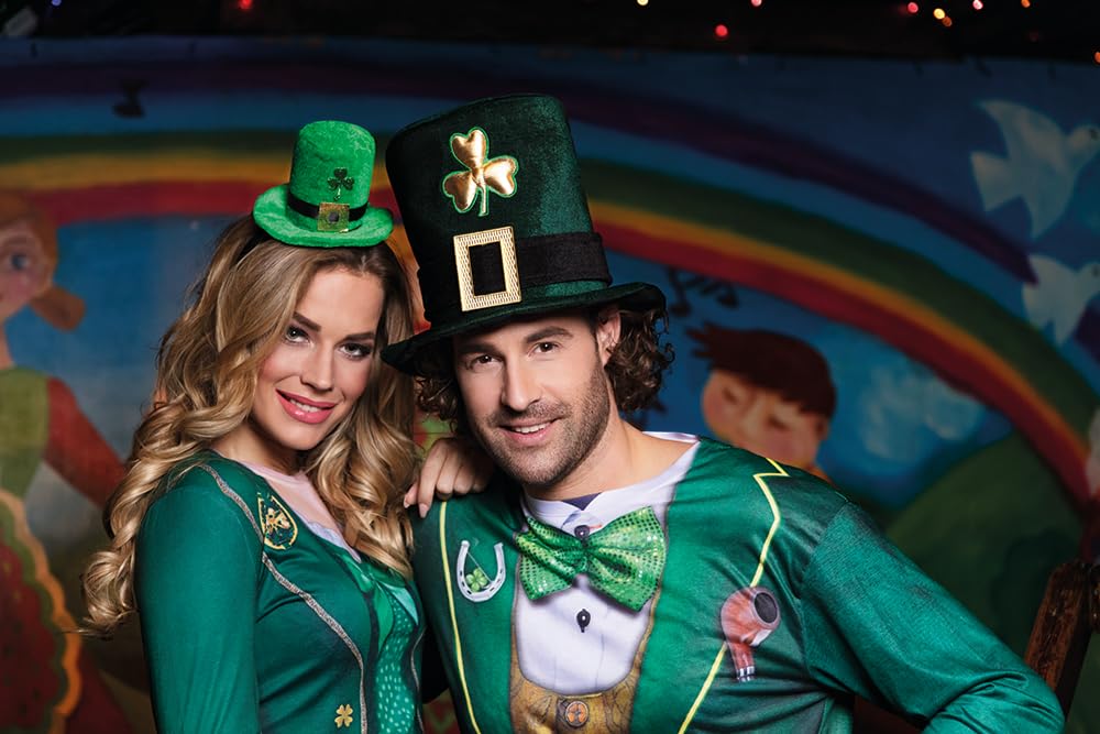 boland-headwear-leprechaun-hut-gr-n-mit-bart-einheitsgr-e image 3