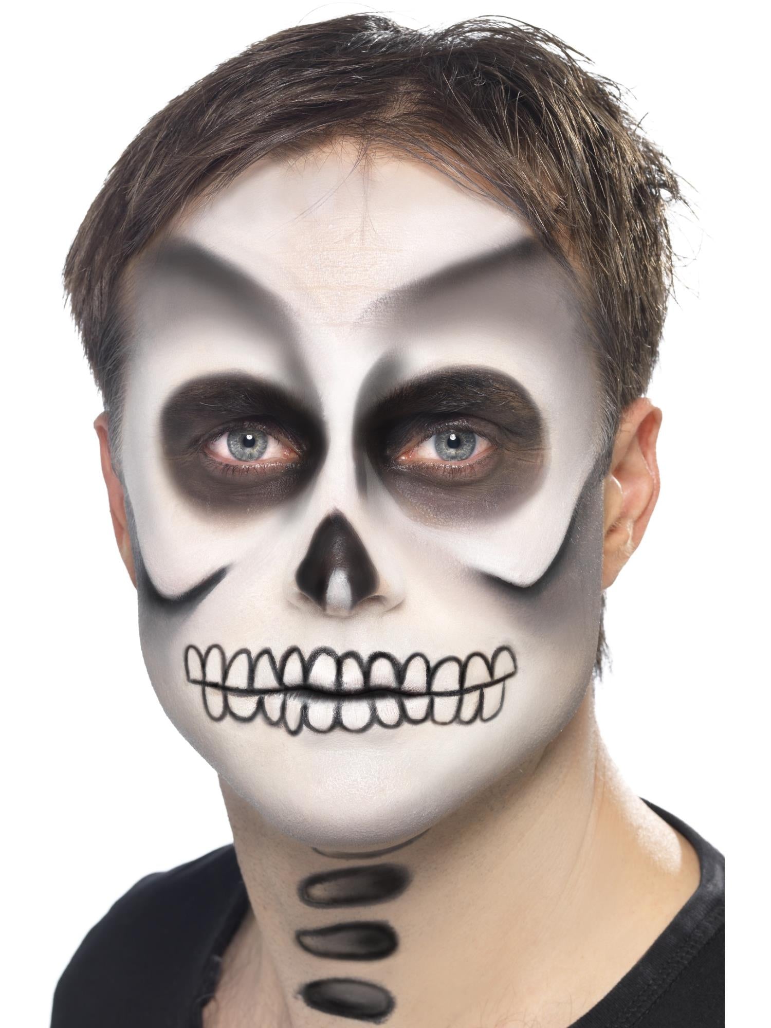 smiffys-makeup-fx-skeleton-schminkset-schwarz-wei image 5