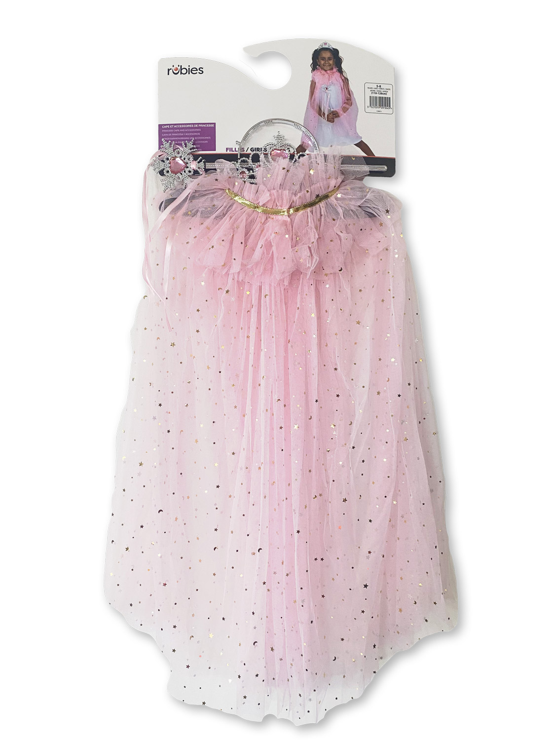 rubies-prinzessin-kost-m-set-cape-mit-accessoires image 2