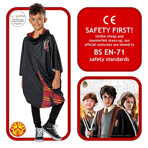 rubie-s-deluxe-harry-potter-gryffindor-poncho-kinder-11-12-j image 8