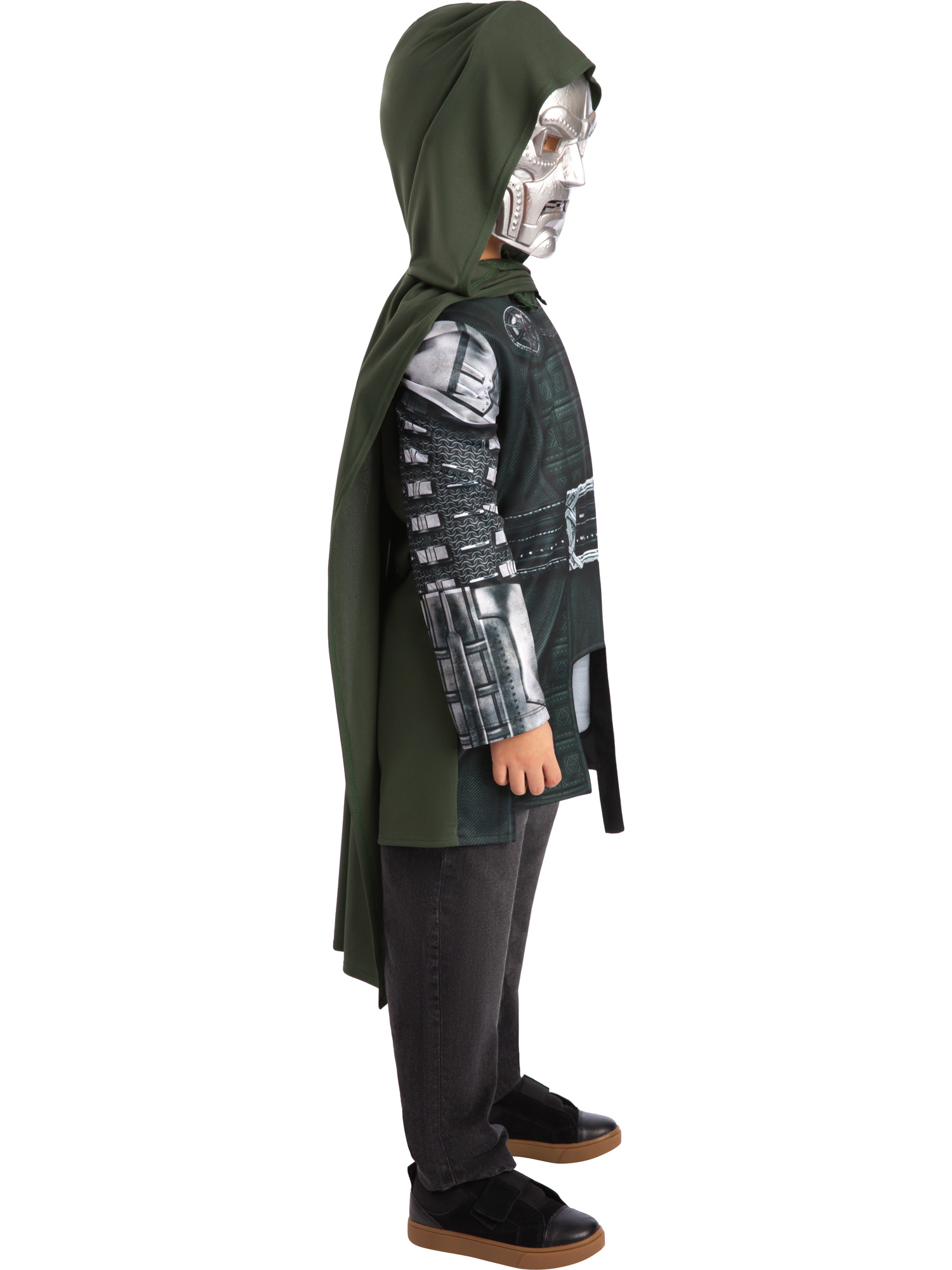 rubies-dr-doom-kost-m-kinder-tunika-cape-maske-avengers image 5